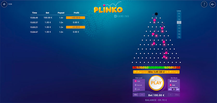 Plinko - Casino Planet