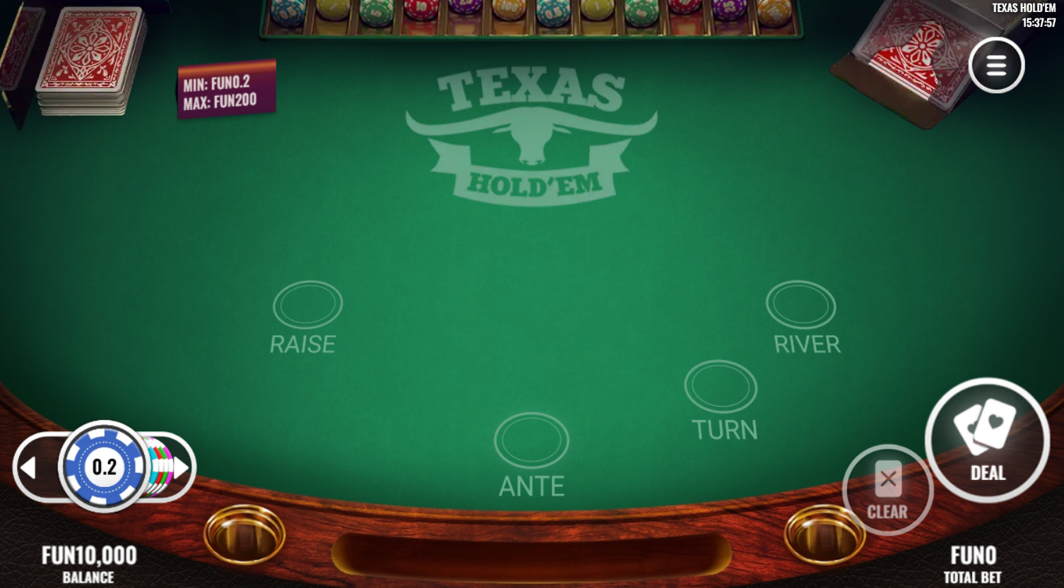 Texas Hold'em - Casino Planet