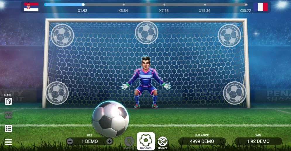 Review de Penalty Shoot Out d'Evoplay : un jeu de casino en ligne captivant avec cashback